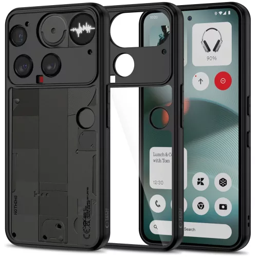 Tech-Protect Magmat Nothing Phone 3 hátlap tok, fekete