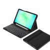 Tech-Protect Sc Pen + Keyboard Samsung Galaxy Tab A11 / Tab A9 oldalra nyíló, kitámasztható mappa tok ceruza tartóval, mágneses rögzítés, billentyűzettel, fekete