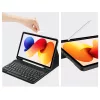Tech-Protect SC Pen Xiaomi Redmi Pad 2 Pro (12.1) / Xiaomi Poco Pad M1 (12.1) oldalra nyíló, kitámasztható mappa tok ceruza tartóval, mágneses rögzítés, billentyűzettel, fekete