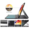 Tech-Protect SC Pen Xiaomi Redmi Pad 2 Pro (12.1) / Xiaomi Poco Pad M1 (12.1) oldalra nyíló, kitámasztható mappa tok ceruza tartóval, mágneses rögzítés, billentyűzettel, fekete