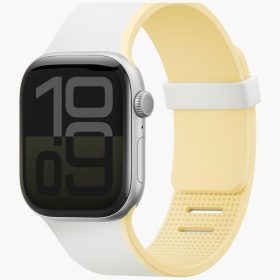   Uniq Revix IV Premium Apple Watch 42/41/40mm mágneses szíj, fehér-sárga