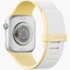 Uniq Revix IV Premium Apple Watch 42/41/40mm mágneses szíj, fehér-sárga