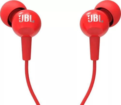 JBL C100SI Vezetékes Jack 3,5mm headset / fülhallgató, piros