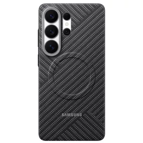   Samsung Carbon Magnet Samsung Galaxy S26 Ultra gyári hátlap tok, Aramid, MagSafe, szürke