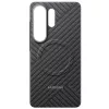Samsung Carbon Magnet Samsung Galaxy S26 Ultra gyári hátlap tok, Aramid, MagSafe, szürke