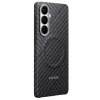 Samsung Carbon Magnet Samsung Galaxy S26 Plus gyári hátlap tok, Aramid, MagSafe, szürke
