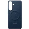 Samsung Carbon Magnet Samsung Galaxy S26 Plus gyári hátlap tok, Aramid, MagSafe, kék