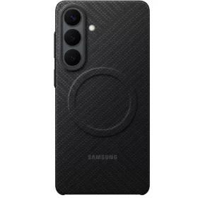   Samsung Carbon Magnet Samsung Galaxy S26 gyári hátlap tok, Aramid, MagSafe, fekete