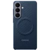 Samsung Carbon Magnet Samsung Galaxy S26 gyári hátlap tok, Aramid, MagSafe, kék