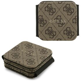   Guess 4G 3in1 vezeték nélküli wireless töltő, összecsukható, MagSafe, barna