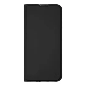   OBAL:ME SmoothTouch Motorola G57 Power mágneses flip tok kártyatartóval, fekete