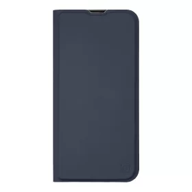   OBAL:ME SmoothTouch Motorola G57 Power mágneses flip tok kártyatartóval, kék