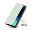 OBAL:ME SmoothTouch Motorola G57 Power mágneses flip tok kártyatartóval, zöld