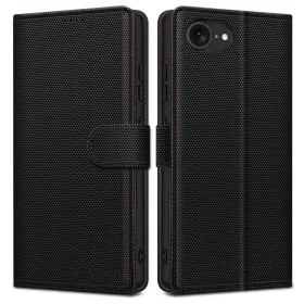   Tech-Protect Wallet Motorola G57 Power flip / kinyitható tok, fekete