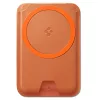 Spigen Valentinus Magfit+ Apple iPhone Magsafe kártyatartó, MagSafe, Metallic Orange, narancs (3db kártyához)