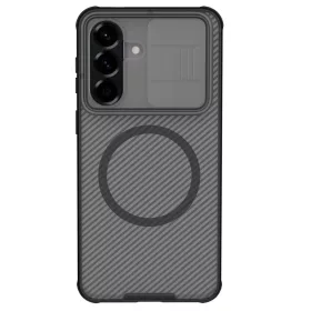   Nillkin CamShield PRO Magnetic Hard Samsung Galaxy A57 műanyag hátlap tok, MagSafe, átlátszó-fekete