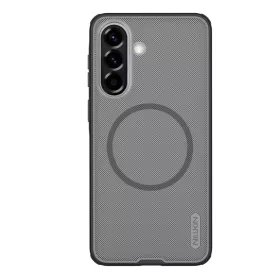   Nillkin Super Frosted PRO Magnetic Samsung Galaxy A57 mágneses műanyag hátlap tok, átlátszó-fekete