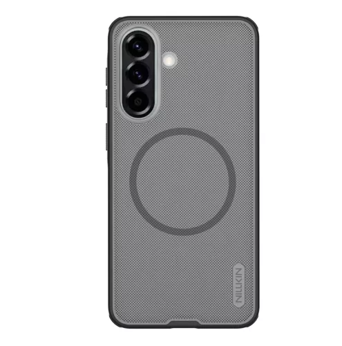 Nillkin Super Frosted PRO Magnetic Samsung Galaxy A57 mágneses műanyag hátlap tok, átlátszó-fekete