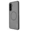 Nillkin Super Frosted PRO Magnetic Samsung Galaxy A57 mágneses műanyag hátlap tok, átlátszó-fekete