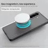 Nillkin Super Frosted PRO Magnetic Samsung Galaxy A57 mágneses műanyag hátlap tok, átlátszó-fekete