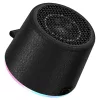 Hoco HC49 bluetooth hangszóró beépített világítással, telefonra rögzíthető, mágneses, 8W, fekete