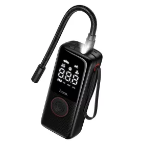   Hoco ZP18 wireless kerékpumpa / kompresszor beépített világítással, 4000mAh, fekete