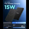 Spigen EA2205MQ Essential Powerbank / külső akkumulátor, mágneses, MagSafe, kompakt, 5000mAh, 22.5W, Qi2, fekete