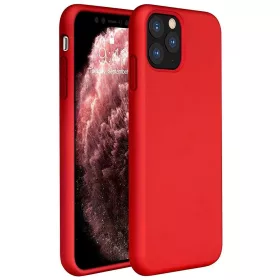   Apple iPhone 12 / 12 Pro, Szilikon tok, Wooze Liquid Silica Gel, piros