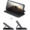 Samsung Galaxy S21 Plus 5G SM-G996, Oldalra nyíló tok, stand, Dux Ducis Skin X New, kék