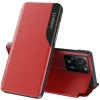 Apple iPhone 13 Pro Max, Oldalra nyíló tok, stand, Wooze FashionBook, piros