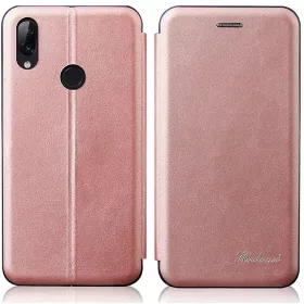   Huawei P Smart (2020), Oldalra nyíló tok, stand, Wooze Protect And Dress Book, vörösarany