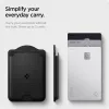 Spigen Urban Fit mágneses kártyatartó, MagSafe, Black, fekete (3db kártyához)