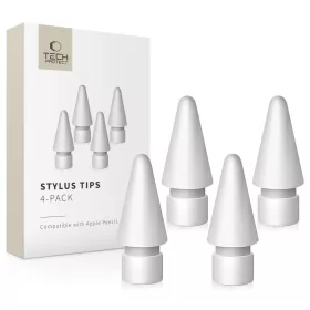 Tech-Protect Apple Pencil Stylus hegyek, fehér (4db)
