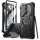 Supcase ArmorBox Samsung Galaxy S25 Ultra ütésálló tok, kijelző védelemmel, kitámasztóval, MagSafe, fekete