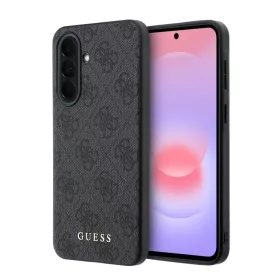 Guess PU 4G Metal Logo Samsung Galaxy A37 tok, szürke