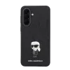 Karl Lagerfeld Fixed Glitter Metal Ikonik Samsung Galaxy A37 tok, fekete