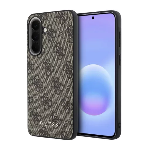 Guess PU 4G Metal Classic Logo Samsung Galaxy A57 tok, barna