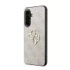 Guess PU 4G Metal Logo Samsung Galaxy A57 tok, rózsaszín