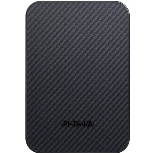 Pitaka Power bank / külső akkumulátor, MagSafe, Qi2, 10000mAh, fekete-szürke