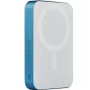 Pitaka Power bank / külső akkumulátor, MagSafe, Qi2, 10000mAh, világoskék