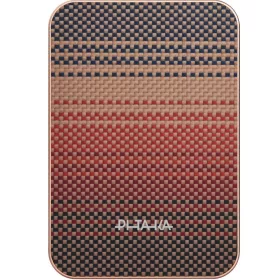   Pitaka Power bank / külső akkumulátor, MagSafe, Qi2, 10000mAh, piros-barna