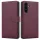 Tech-Protect Wallet Samsung Galaxy A27 flip / kinyitható tok, bordó