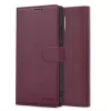 Tech-Protect Wallet Samsung Galaxy A27 flip / kinyitható tok, bordó