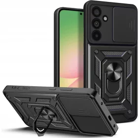   Tech-Protect Camshield Pro Samsung Galaxy A27 strapabíró tok kameravédelemmel, kitámasztóval, fekete