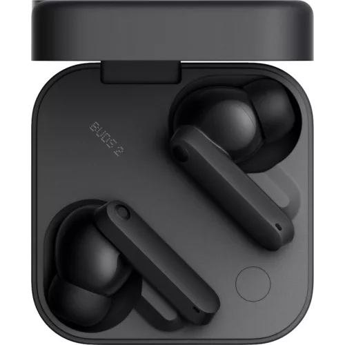 CMF Buds 2 vezeték nélküli fülhallgató mikrofonnal, zajszűréssel, LDAC, ANC, IP55, fekete
