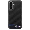 BMW M Carbon Samsung Galaxy A57 tok kameravédő peremmel, karbon minta, fekete