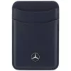 Mercedes mágneses kártyatartó, MagSafe, bőr, kék