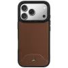 Mercedes Leather Wood Effect and Curve Apple iPhone 17 Pro MagSafe tok, barna