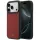 Mercedes Leather Mesh with Bow Line Apple iPhone 17 Pro Max MagSafe tok, piros