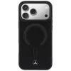 Mercedes Leather 3D Apple iPhone 17 Pro Max MagSafe tok, fekete